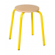 Tabouret assise ronde ht 45 cm