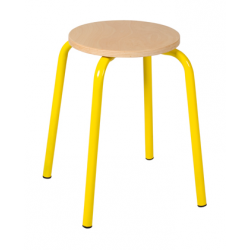 Tabouret assise ronde ht 45 cm