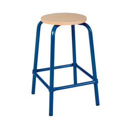 Tabouret assise ronde ht 59 cm