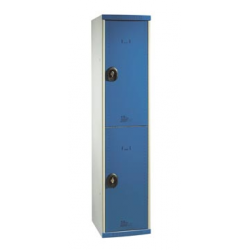 Vestiaire multicasier 1 colonne 2 portes largeur 40 cm