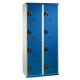 Vestiaire multicasier 2 colonnes 4 portes largeur 80 cm