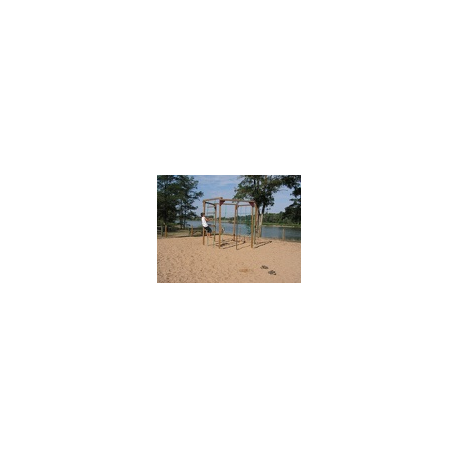 Structure de jeux en bois Boundao 2,40m x 2,70 m