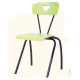 Chaise 4 pieds appui sur table - assise et dossier coloris hêtre verni naturel