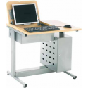 Table informatique avec plateau rabattable