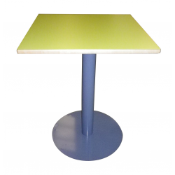 Tables piètement central rond- 60 x 60 cm