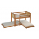 Lit haut gain de place avec matelas