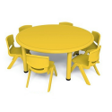 Lot de 1 table Ø 115 cm + 4 chaises